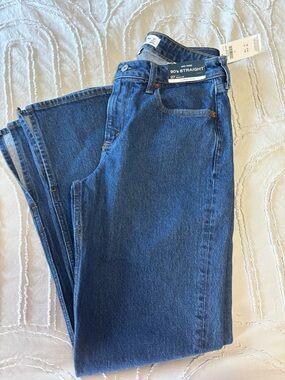 Abercrombie & Fitch Mid Rise 90s Straight Curve Love